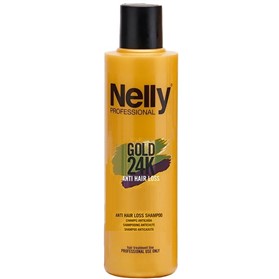 شامپو ضد ریزش نلی پروفشنال گلد Nelly Professional Gold 24K حجم 300 میلی لیتر
