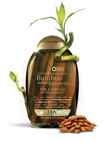 شامپو بامبو مراقبت از موهای قهوه ای او جی ایکس Ogx Bamboo Brunette حجم 385 میلی لیتر
