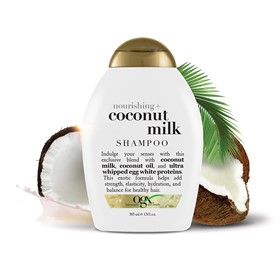 شامپو مغذی شیر نارگیل او جی ایکس Ogx Coconut Milk حجم 385 میلی لیتر