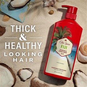 شامپو و نرم کننده موی اولد اسپایس فیجی Old Spice Fiji حجم 650 میلی لیتر