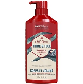شامپو و نرم کننده حجم دهنده موی اولد اسپایس Old Spice Thick Full حجم 650 میلی لیتر