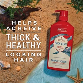 شامپو و نرم کننده حجم دهنده موی اولد اسپایس Old Spice Thick Full حجم 650 میلی لیتر
