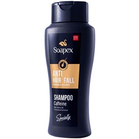شامپو کافئین ضد ریزش مو سوپکس Soapex Anti Hair Fall حجم 400 میلی لیتر