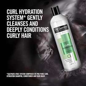 شامپو آبرسان و مراقبت موهای فر ترزمی Pro Pure Curl Hydration حجم 380 میلی لیتر