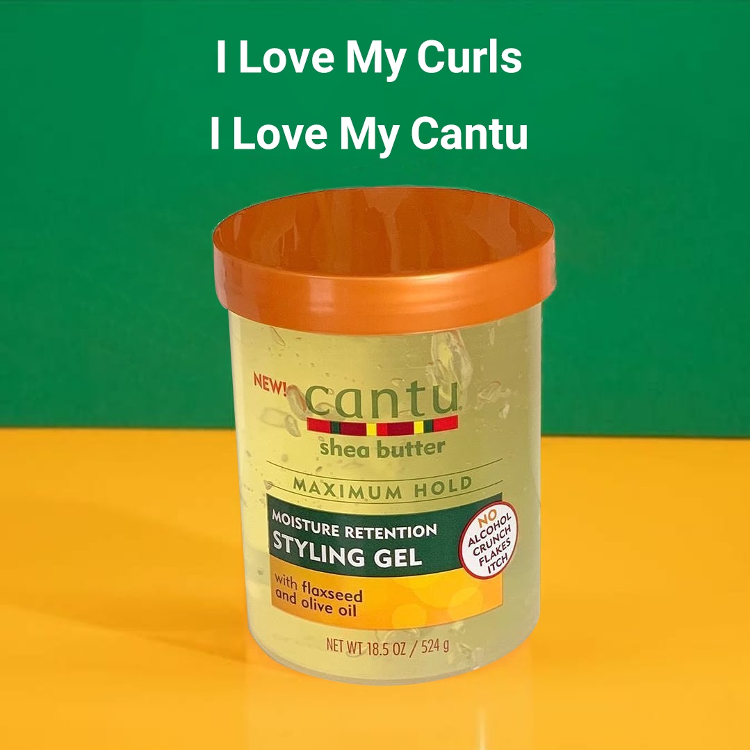 ژل حالت دهنده موهای فر شی باتر کانتو Cantu Moisture Retention وزن 524 گرم