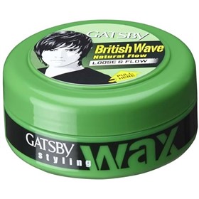 واکس موی حالت دهنده موهای بلند گتسبی Gatsby British Styling Wax وزن 75 گرم