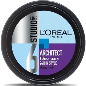 واکس براق کننده موی لورال استدیو لاین LOreal Studio Line Architect Gloss 6 حجم 75 میلی لیتر
