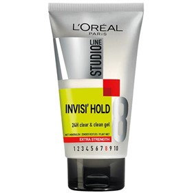 ژل حالت دهنده موی لورال استدیو لاین LOreal Invisi Hold 8 Extra Strength حجم 150 میلی لیتر