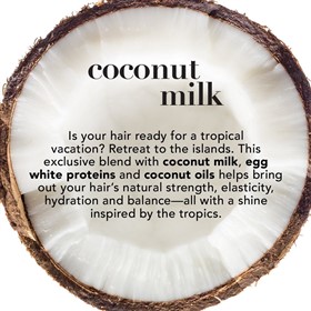سرم مغذی و ضدشکنندگی موی شیر نارگیل او جی ایکس Ogx Coconut Milk حجم 118 میلی لیتر