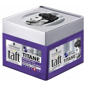 ژل حالت دهنده قوی موی تافت تایتان Taft Titane حجم 250 میلی لیتر