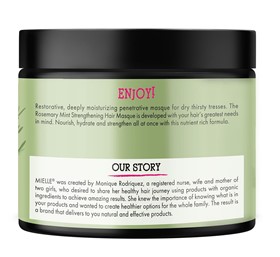ماسک موی استحکام بخش و تقویت کننده میل Mielle Rosemary Mint وزن 340 گرم