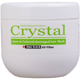 ماسک مو تثبیت کننده رنگ بدون آبکشی کریستال حجم 500 میلی لیتر