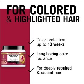 ماسک موهای رنگ شده گلیس Gliss Color Radiance حجم 400 میلی لیتر