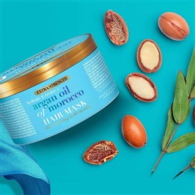 ماسک موی آبرسان و ترمیم کننده آرگان مراکشی او جی ایکس Ogx Extra Strength حجم 300 میلی لیتر