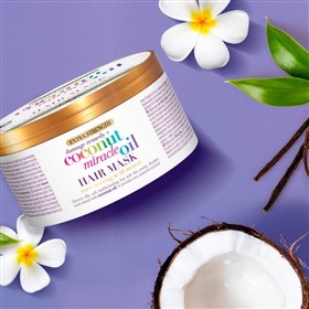 ماسک موی ترمیم کننده روغن نارگیل او جی ایکس Ogx Coconut Miracle حجم 300 میلی لیتر