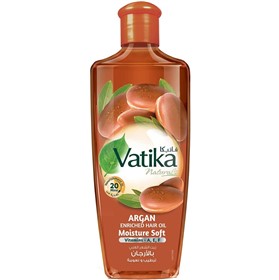 روغن موی ضد وز و لطافت بخش آرگان واتیکا Vatika Argan Moisture Soft حجم 300 میلی لیتر