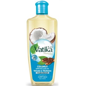 روغن موی حجم دهنده و ضخیم کننده نارگیل واتیکا Vatika Coconut Volume حجم 300 میلی لیتر