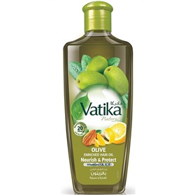 روغن موی مغذی زیتون واتیکا Vatika Olive Nourish Protect حجم 300 میلی لیتر