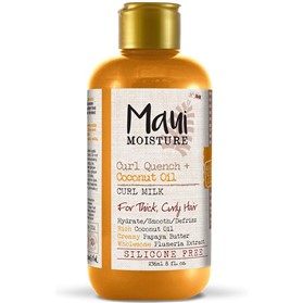 شیر موی آبرسان و ضدوز موهای فر و ضخیم روغن نارگیل مائوئی مویسچر Maui Coconut Oil حجم 236 میلی لیتر