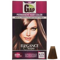 کیت رنگ موی گپ - شماره 6.73 - بلوند تیره نسکافه ای - Gap hair color