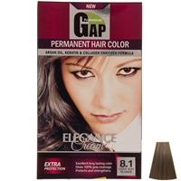 کیت رنگ موی گپ - شماره 8.1 - بلوند خاکستری روشن - Gap hair color