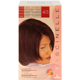 کیت رنگ موی فشینلی Fascinelle Colouring Cream شماره 45 قرمز بورگاندی