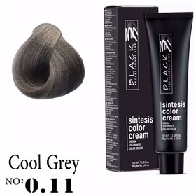 رنگ مو بلک پروفشنال لاین شماره 0.11 خاکستری خنک Black Professional Line