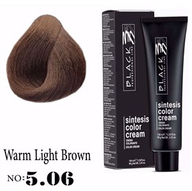رنگ مو بلک پروفشنال لاین شماره 5.06 قهوه ای روشن گرم Black Professional Line