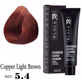 رنگ مو بلک پروفشنال لاین شماره 5.4 قهوه ای روشن مسی Black Professional Line