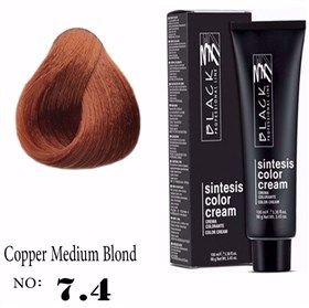 رنگ مو بلک پروفشنال لاین شماره 7.4 بلوند متوسط مسی Black Professional Line
