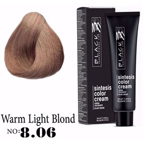 رنگ مو بلک پروفشنال لاین شماره 8.06 بلوند روشن گرم Black Professional Line