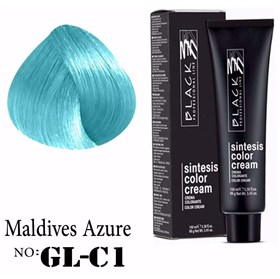 رنگ مو بلک پروفشنال لاین شماره GL-C1 نیلی مالدیوی Black Professional Line