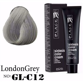رنگ مو بلک پروفشنال لاین شماره GL-C12 خاکستری لندنی Black Professional Line