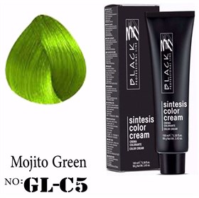 رنگ مو بلک پروفشنال لاین شماره GL-C5 سبز موهیتو Black Professional Line