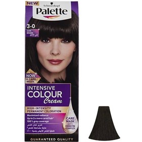 کیت رنگ مو پلت سری اینتنسیو شماره 3.0 قهوه ای تیره Palette Intensive