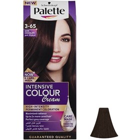 کیت رنگ مو پلت سری اینتنسیو شماره 3.65 شکلاتی تیره Palette Intensive
