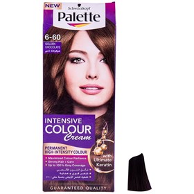 کیت رنگ مو پلت سری اینتنسیو شماره 6.60 شکلاتی طلایی Palette Intensive
