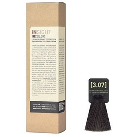 رنگ مو اینسایت مدل Insight Incolor شماره 3.07 قهوه ای تیره شکلاتی یخی