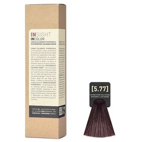 رنگ مو اینسایت مدل Insight Incolor شماره 5.77 قهوه ای روشن بنفش عمیق