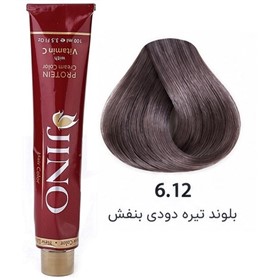 رنگ موی ژینو شماره 6.12 بلوند دودی بنفش تیره