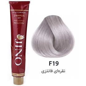 رنگ موی ژینو شماره F19 نقره ای فانتزی
