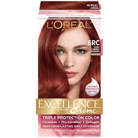 کیت رنگ موی لورال اکسلنس LOreal Excellence شماره 6RC بور گیلاسی روشن