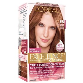 کیت رنگ موی لورال اکسلنس LOreal Excellence شماره E6 قهوه ای بور روشن