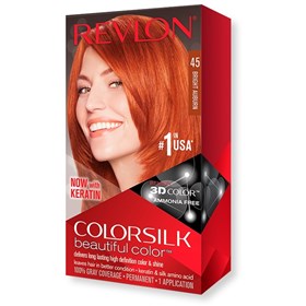 کیت رنگ موی بدون آمونیاک رولون Revlon Colorsilk شماره 45