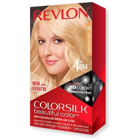 کیت رنگ موی بدون آمونیاک رولون شماره 95 بلوند آفتابی روشن Revlon Colorsilk