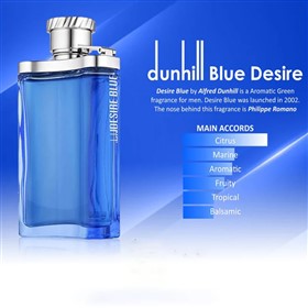عطر مردانه دانهیل دیزایر بلو Dunhill Desire Blue حجم 100 میلی لیتر