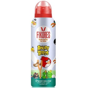 اسپری خوشبوکننده بدن کودکان فیکورس طرح انگری بردز Fikores Angry Birds حجم 125 میلی لیتر