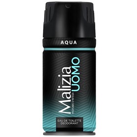 اسپری خوشبوکننده بدن آقایان مالیزیا آکوا Aqua حجم 150 میلی لیتر