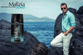 اسپری خوشبوکننده بدن آقایان مالیزیا آکوا Aqua حجم 150 میلی لیتر