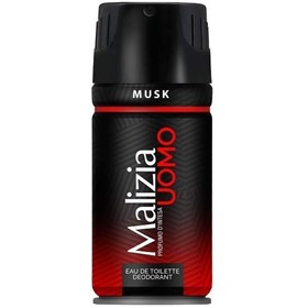 اسپری خوشبوکننده بدن آقایان مالیزیا مشک Malizia Uomo Musk حجم 150 میلی لیتر